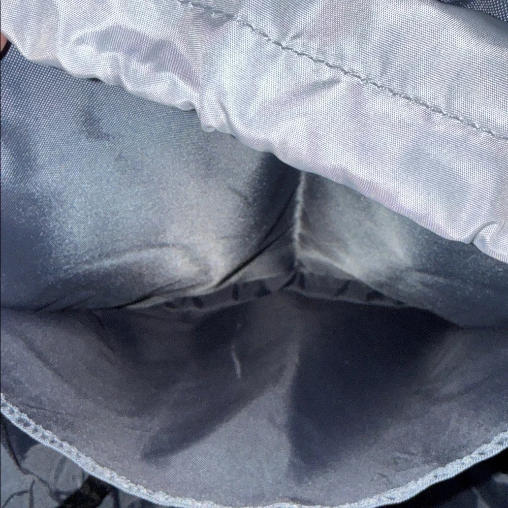 Adidas Gray Backpack with Black Mesh Accents - Picture 6 of 8